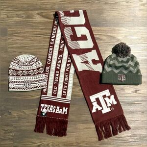 ADDIAS - Texas A&M Scarf and Beanie Set